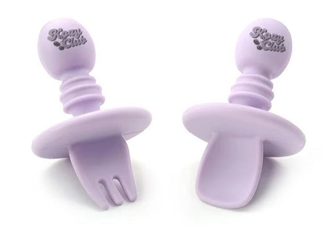 FORK AND SPOON SET I LILAC