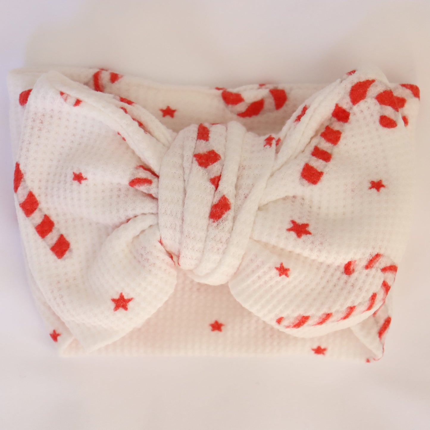 OVERSIZED TOPKNOT I PEPPERMINT POP
