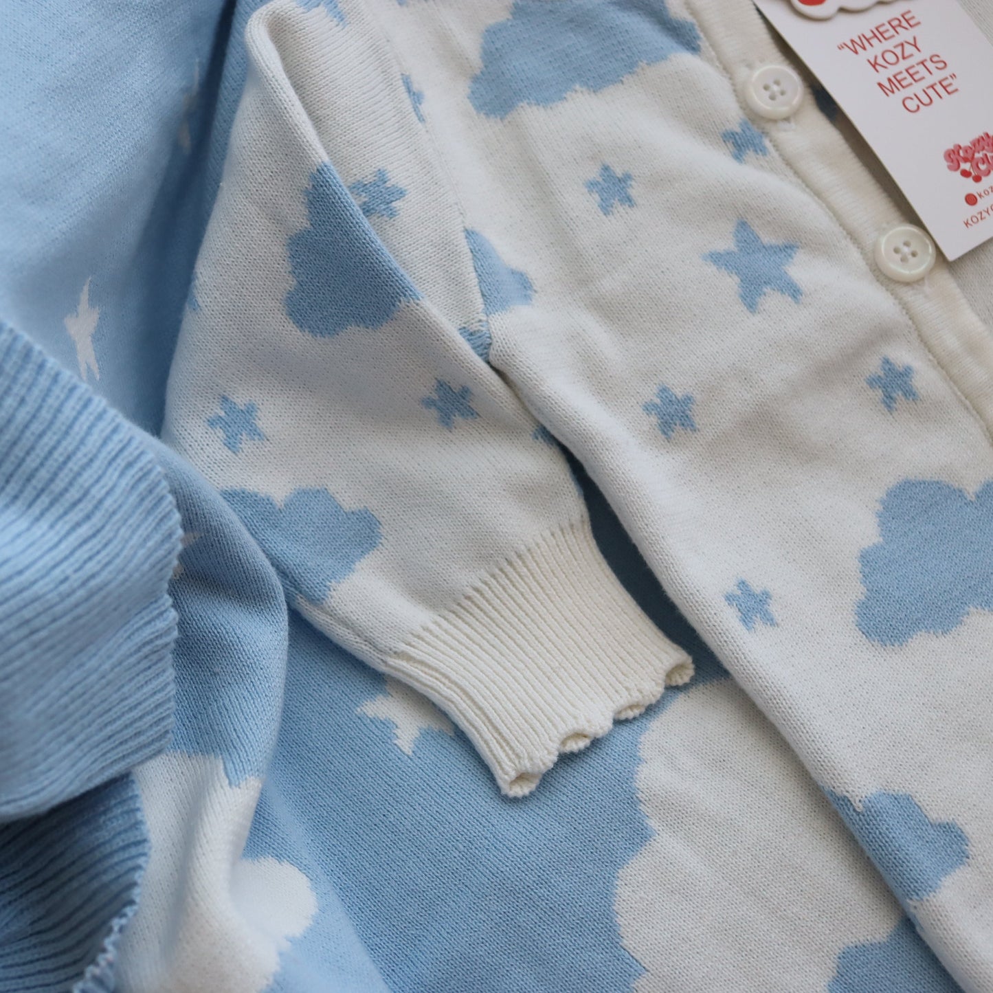 DREAMY SKIES I KNIT ROMPER
