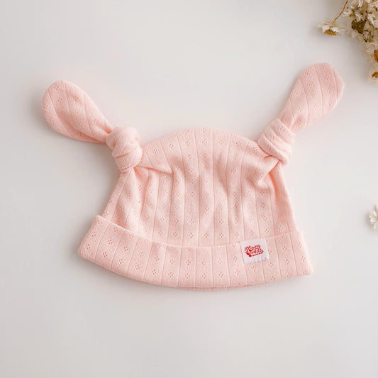 DOUBLE KNOT BEANIE I PINK MARSHMALLOW