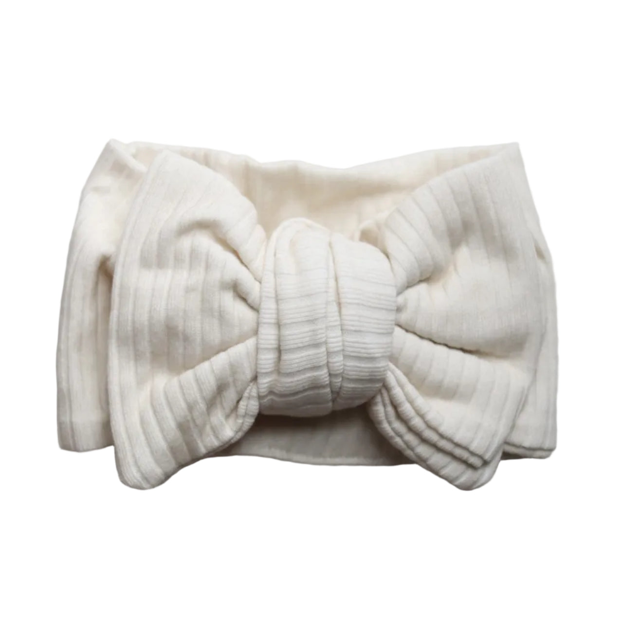 OVERSIZED TOPKNOT I CREAM