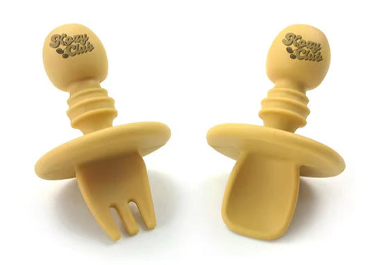 FORK AND SPOON SET I YELLOW