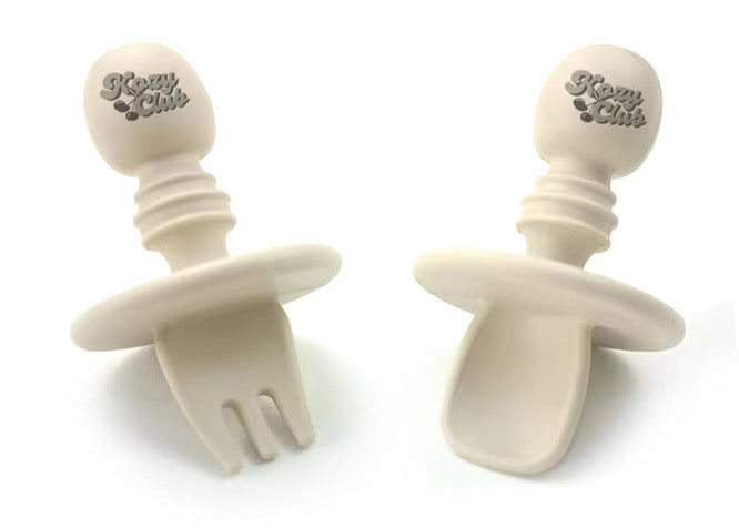 FORK AND SPOON SET I CREME