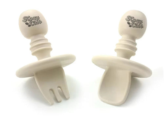 FORK AND SPOON SET I CREME