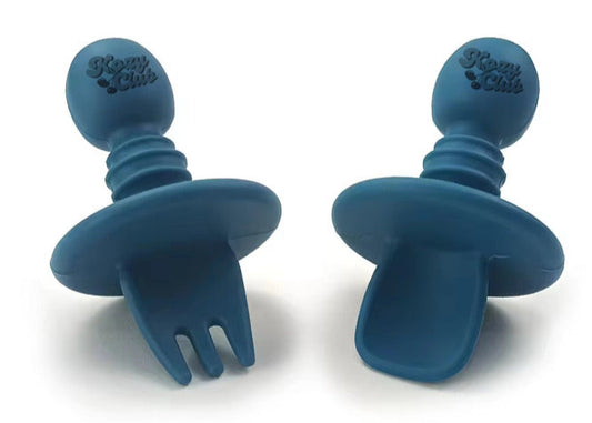 FORK AND SPOON SET I TEAL