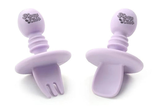 FORK AND SPOON SET I LILAC