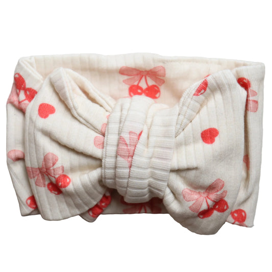 OVERSIZED TOPKNOT I SWEET CHERRIES