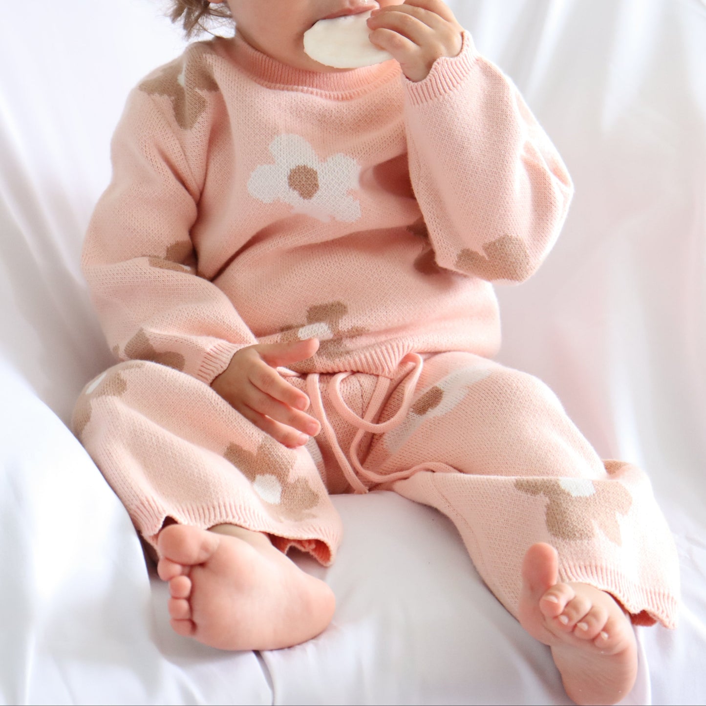 PEACH BLOSSOM I KNIT SET