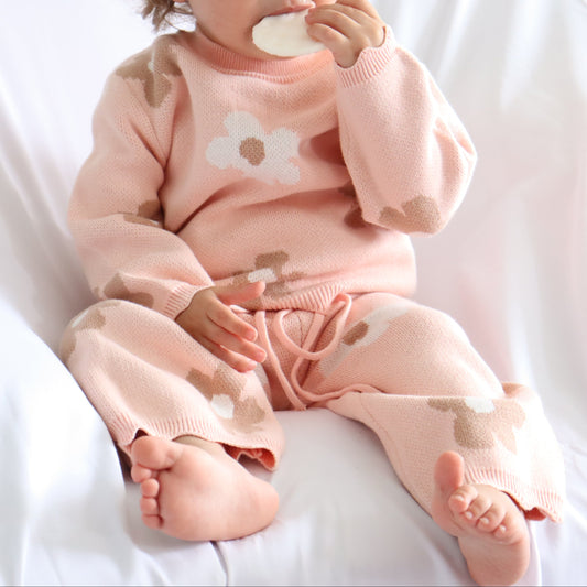 PEACH BLOSSOM I KNIT SET