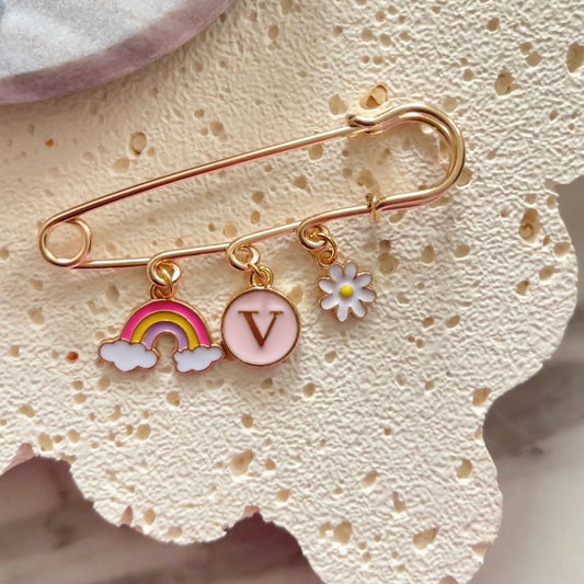 GOLD KEEPSAKE PIN I SOMEWHERE OVER THE RAINBOW