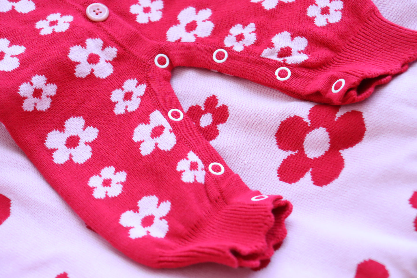 CHERRY BLOSSOM I KNIT ROMPER