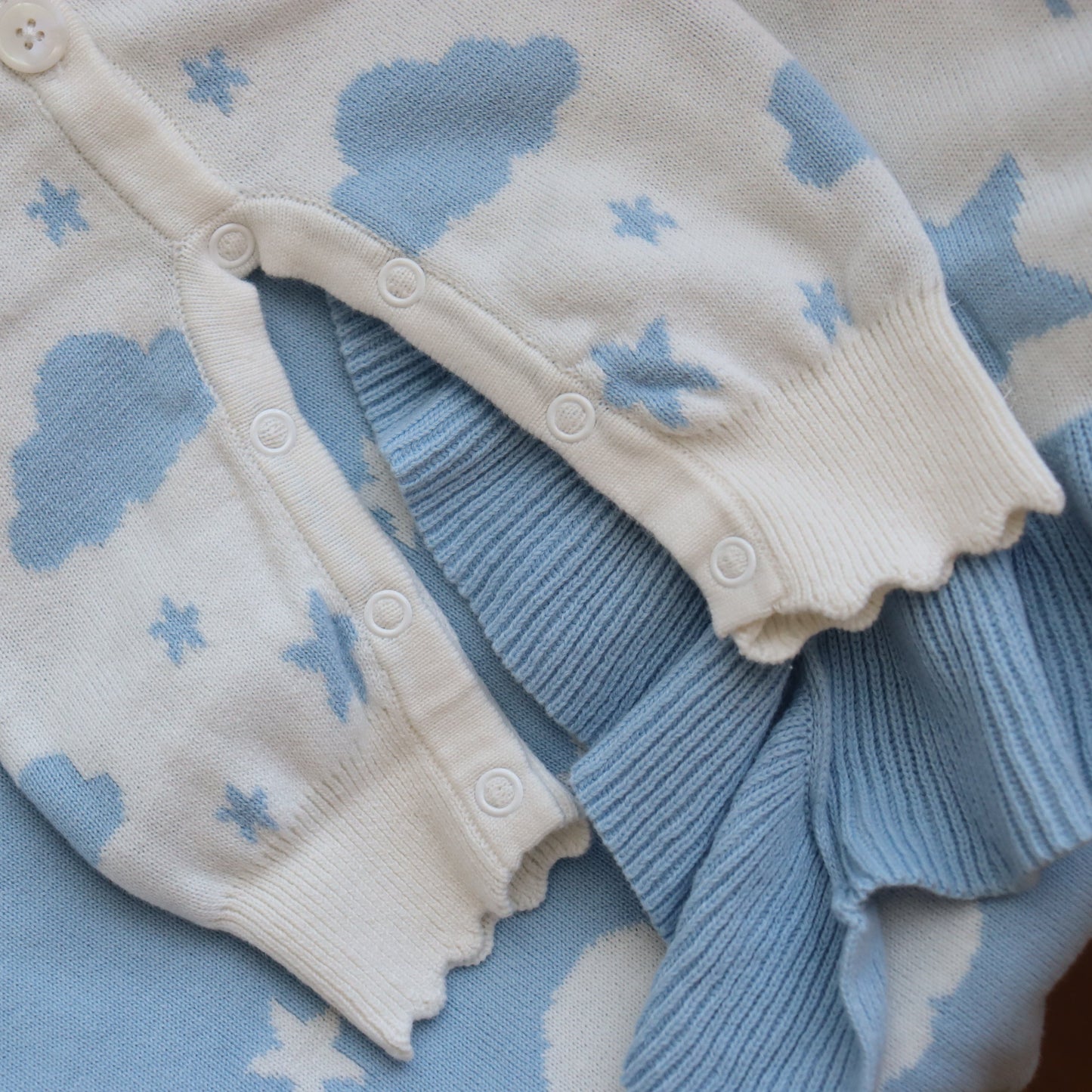 DREAMY SKIES I KNIT ROMPER