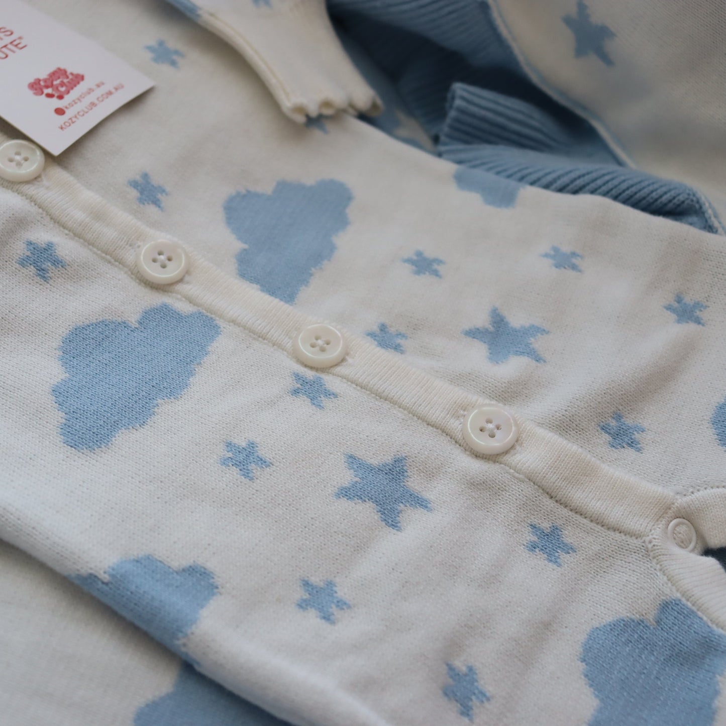 DREAMY SKIES I KNIT ROMPER