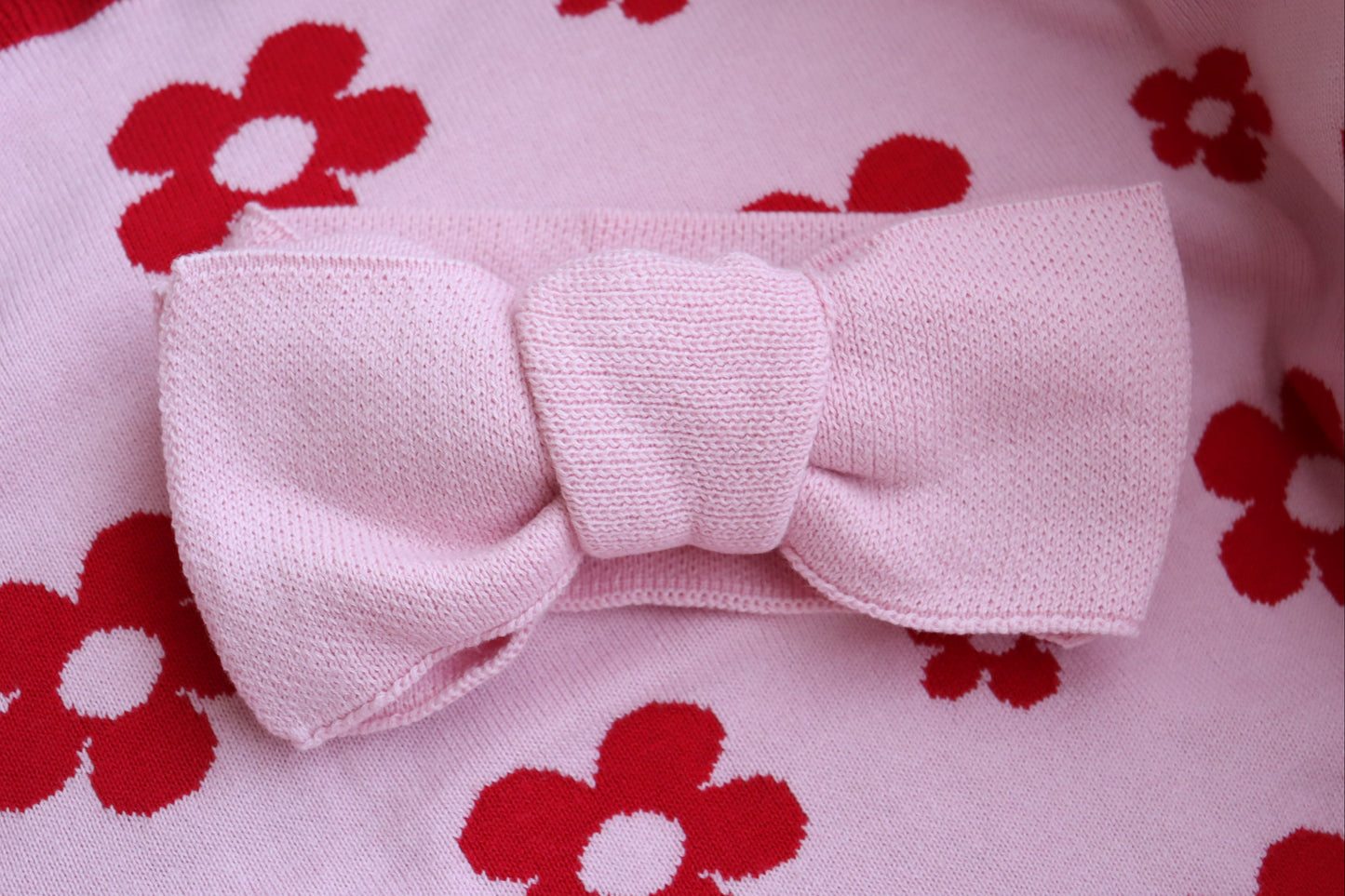 BLUSH PINK I OVERSIZED KNITTED TOPKNOT