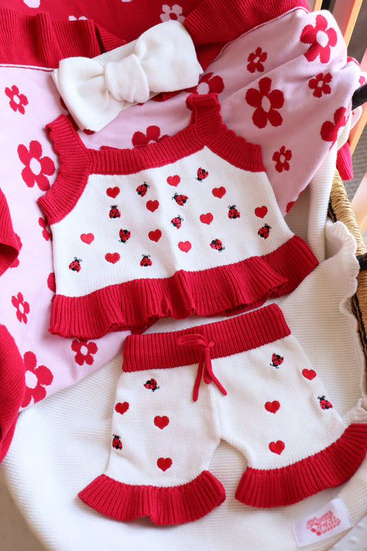 LOVE BUG SUMMER KNIT SET