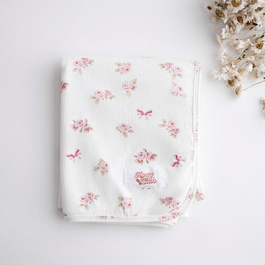 SWADDLE SET I VINTAGE ROSES AND BOWS